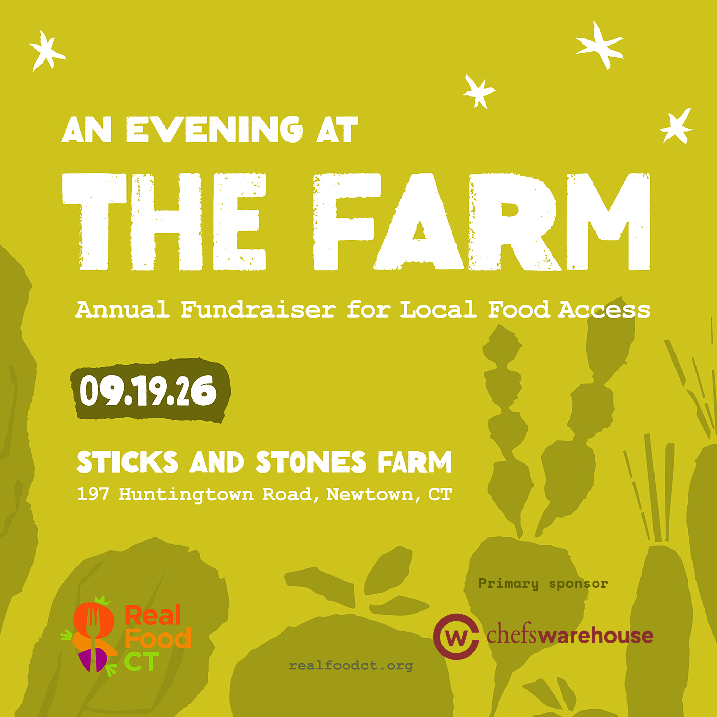 An Evening at the Farm:  2026 RFCT Annual Fundraiser for Local Food Access - logo